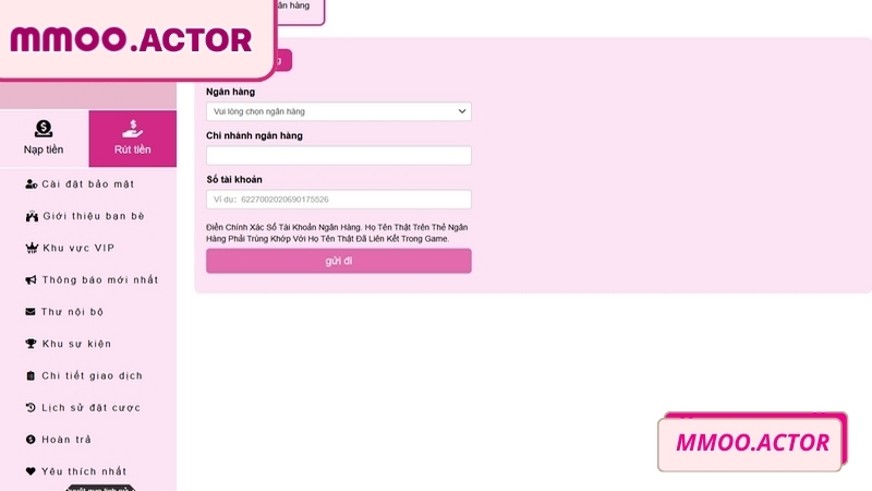 Rút tiền MMOO giờ đây trở nên nhanh chóng