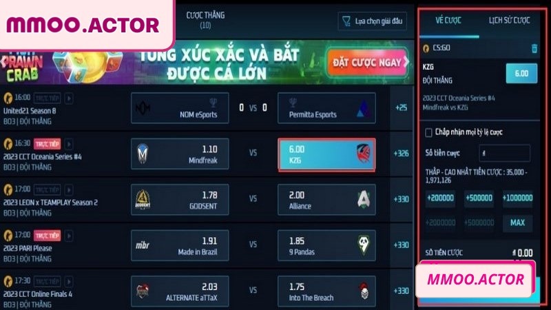 Có nhiều lựa chọn để tham gia dự đoán kết quả cá độ